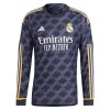 Camiseta de fútbol Manga Larga Real Madrid Segunda Equipación 23-24 - Hombre